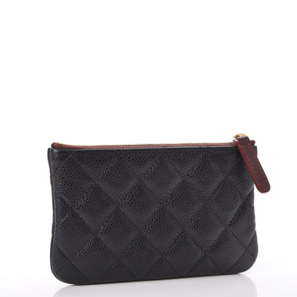Chanel Caviar Quilted Small Cosmetic Case Black 3 of 8
