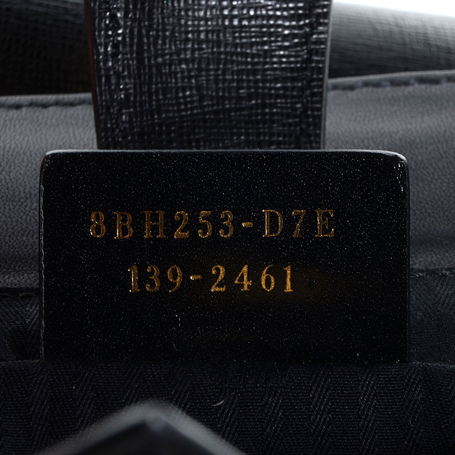 Fendi Vitello Elite Petite 2Jours Tote Black 7 of 9