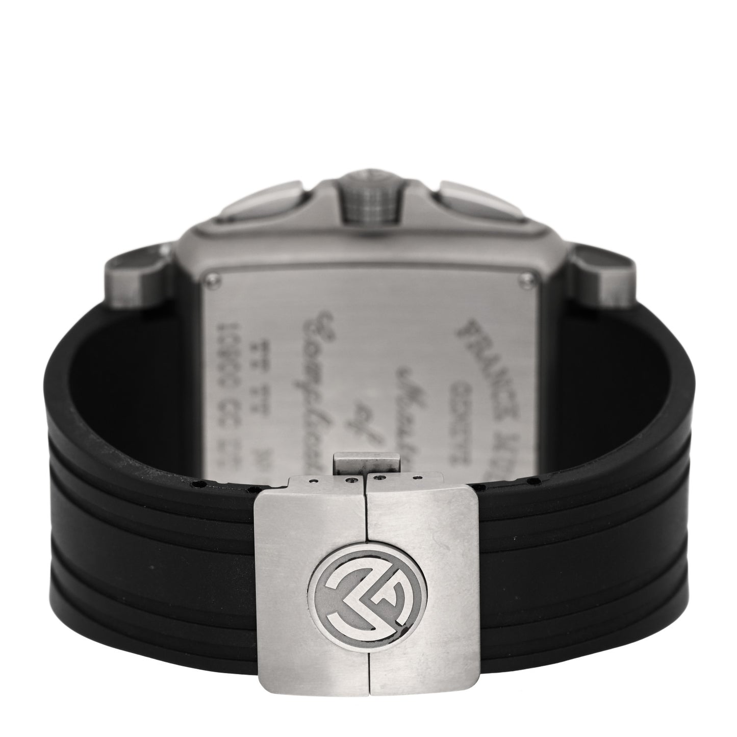 Titanium Rubber 45mm Conquistador Cortez Automatic Watch Grey 10900CCDTGPG