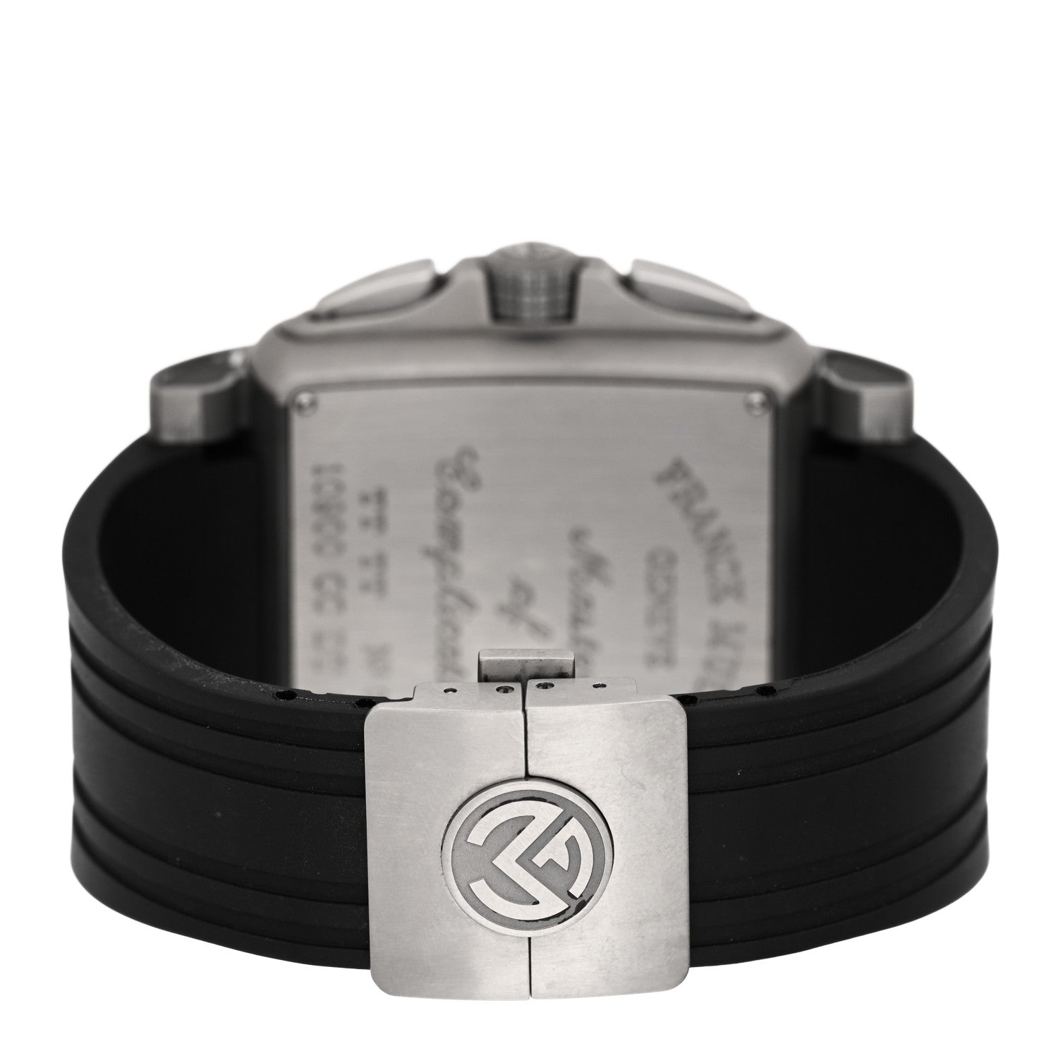 Franck Muller Titanium Rubber 45mm Conquistador Cortez Automatic Watch Grey 10900CCDTGPG 3 of 4