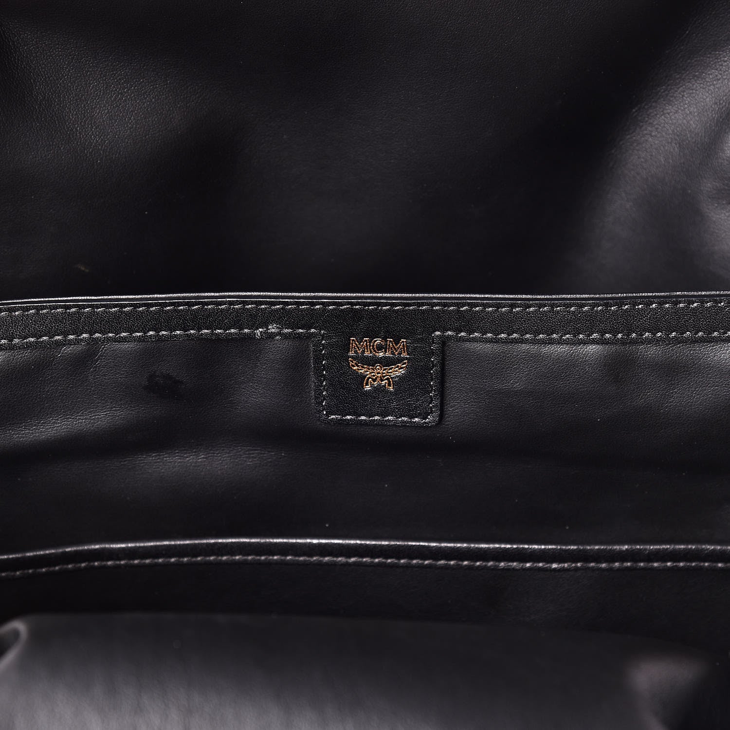 MCM Visetos Medium Stark Backpack Cognac 9 of 17