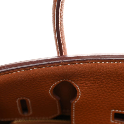 Hermes Togo Birkin 30 Gold 17 of 27
