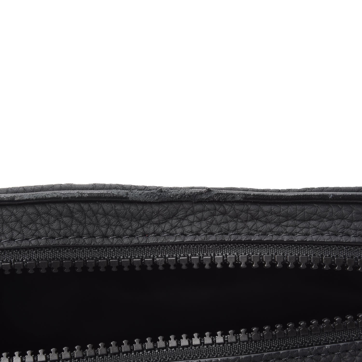 Louis Vuitton Taurillon Monogram Uniformes Solar Ray Soft Pochette Volga Belt Bag Black 6 of 9