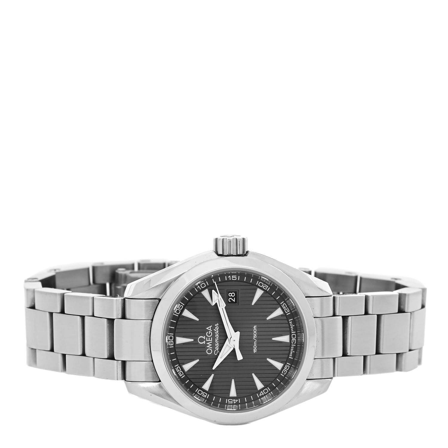 Omega Stainless Steel 30mm Seamaster Aqua Terra 150M Seamaster Quartz Watch Grey 231.10.30.60.06.001 2 of 4