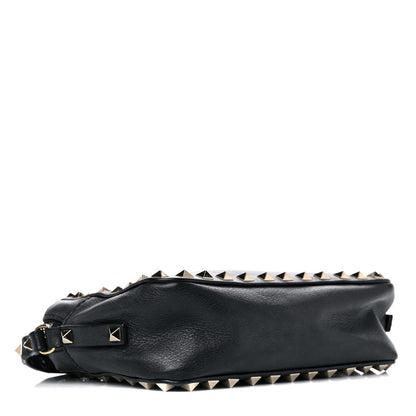 Valentino Garavani Calfskin Rockstud Camera Crossbody Bag Black 4 of 12