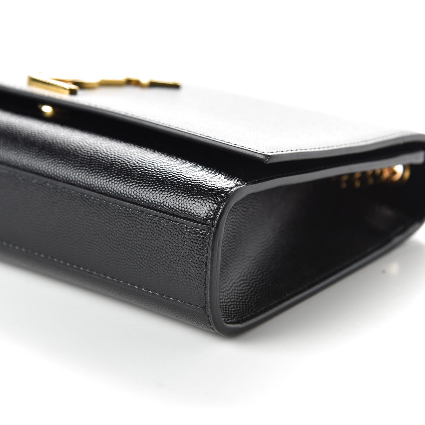 Grain De Poudre Medium Classic Monogram Kate Satchel Black