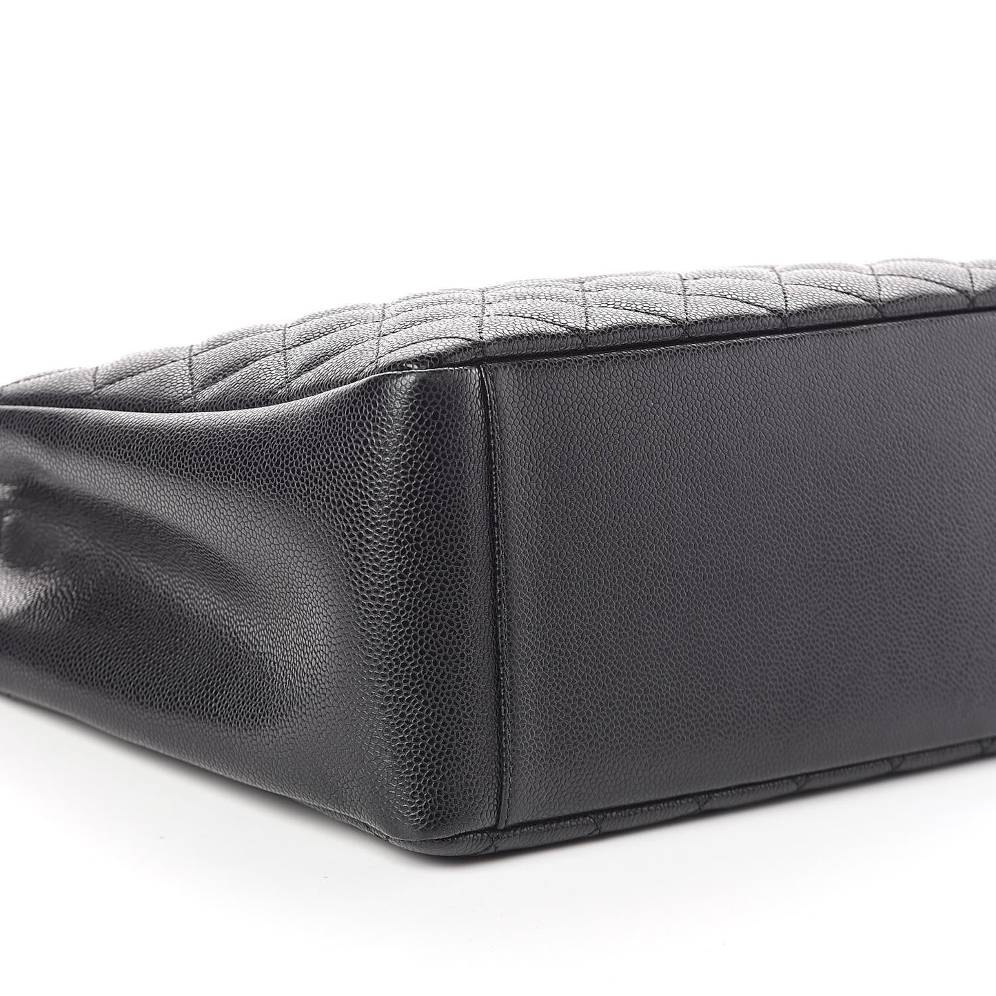 Caviar Quilted Grand Shopping Tote GST Black