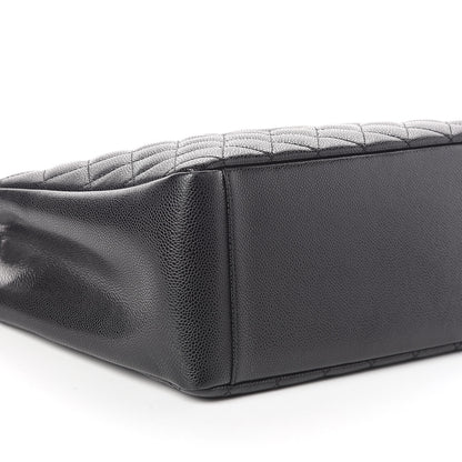 Chanel Caviar Quilted Grand Shopping Tote GST Black 9 of 10