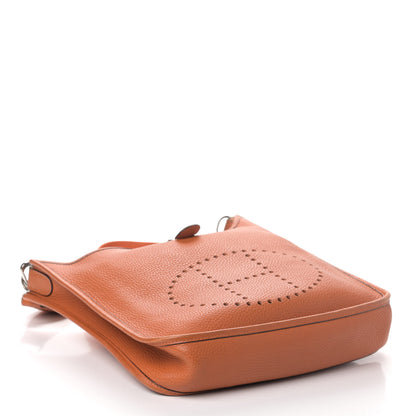 Hermes Taurillon Clemence Evelyne II PM Orange 3 of 4
