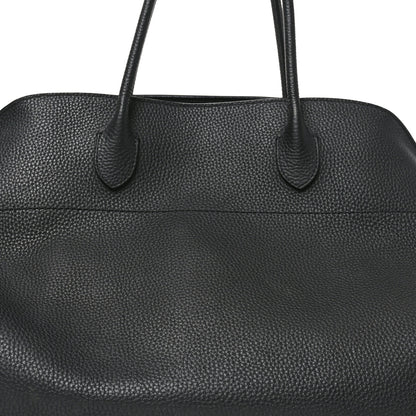 The Row Grained Calfskin Soft Margaux 17 Black 7 of 9