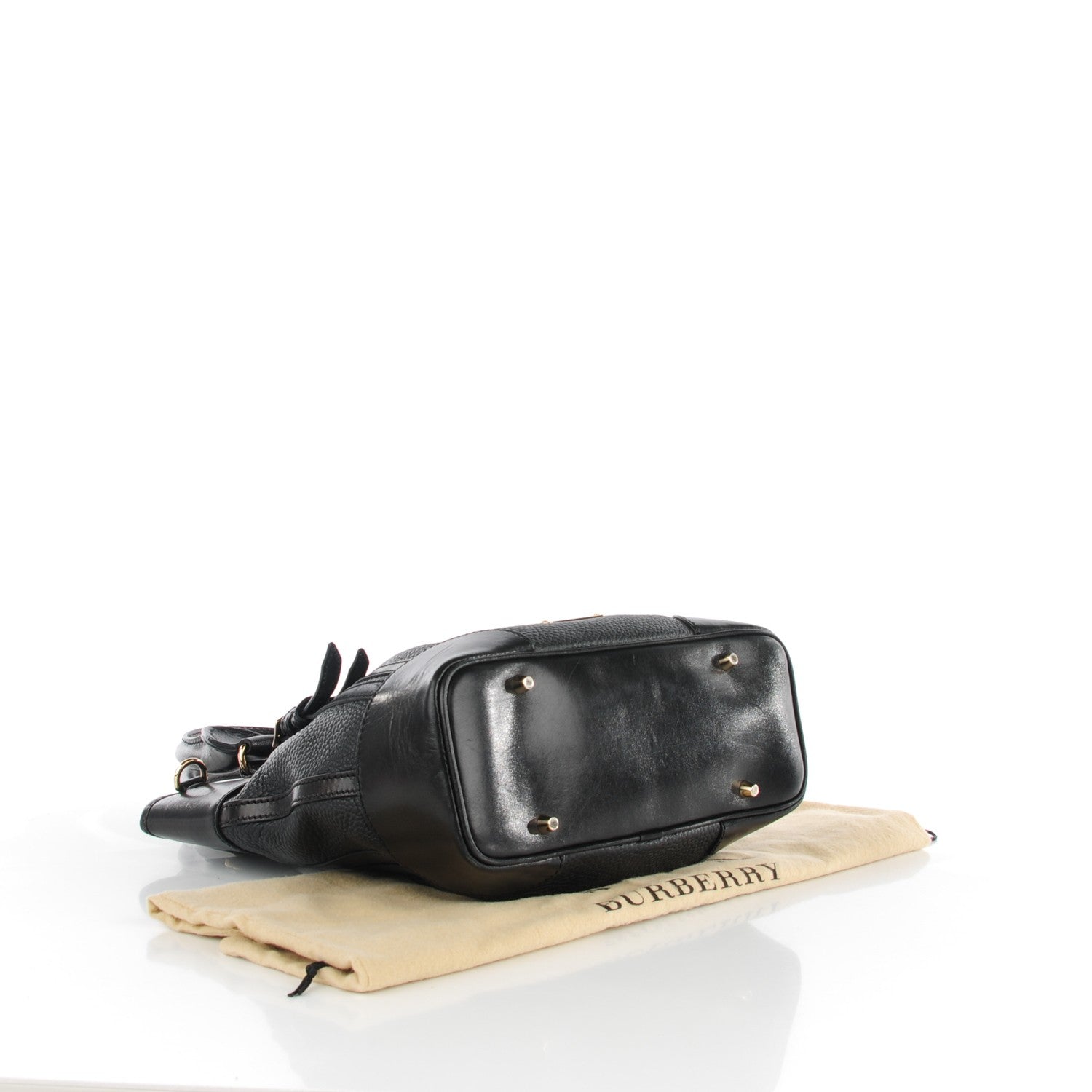 Burberry Grainy Calfskin Tote Black 4 of 8