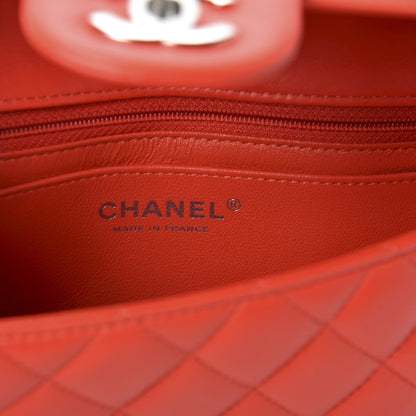 Chanel Lambskin Quilted Mini Rectangular Flap Red 7 of 10