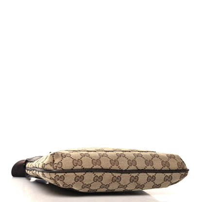 Gucci Monogram Flat Messenger Bag Dark Brown 4 of 10