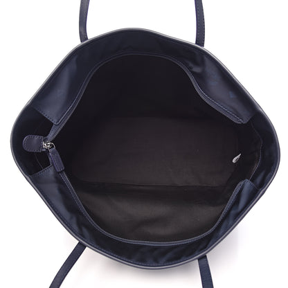 MCM Nylon Monogram Medium Dieter Shopper Tote Navy 6 of 10