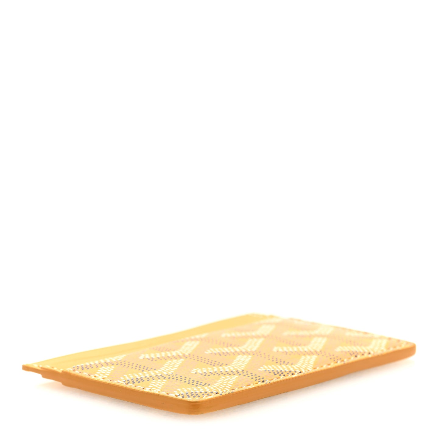 Goyardine Saint Sulpice Card Holder Yellow
