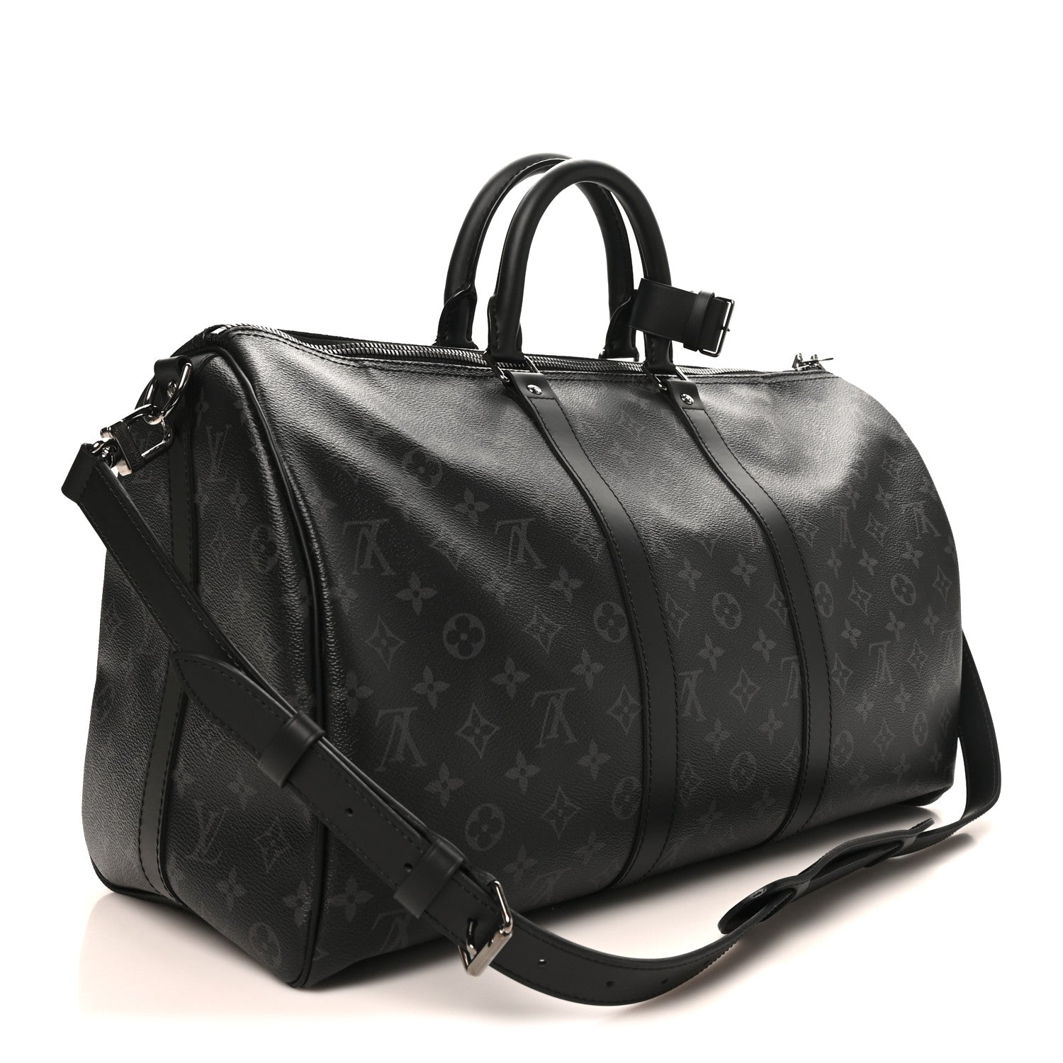 Louis Vuitton Monogram Eclipse Keepall Bandouliere 45 2 of 9