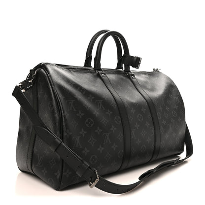Louis Vuitton Monogram Eclipse Keepall Bandouliere 45 2 of 9