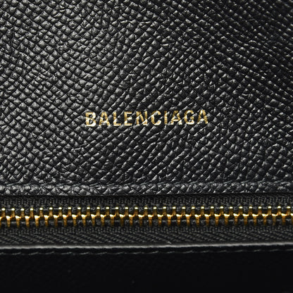 Balenciaga Signature Grained Calfskin Logo S Ville Top Handle Bag Black 6 of 10