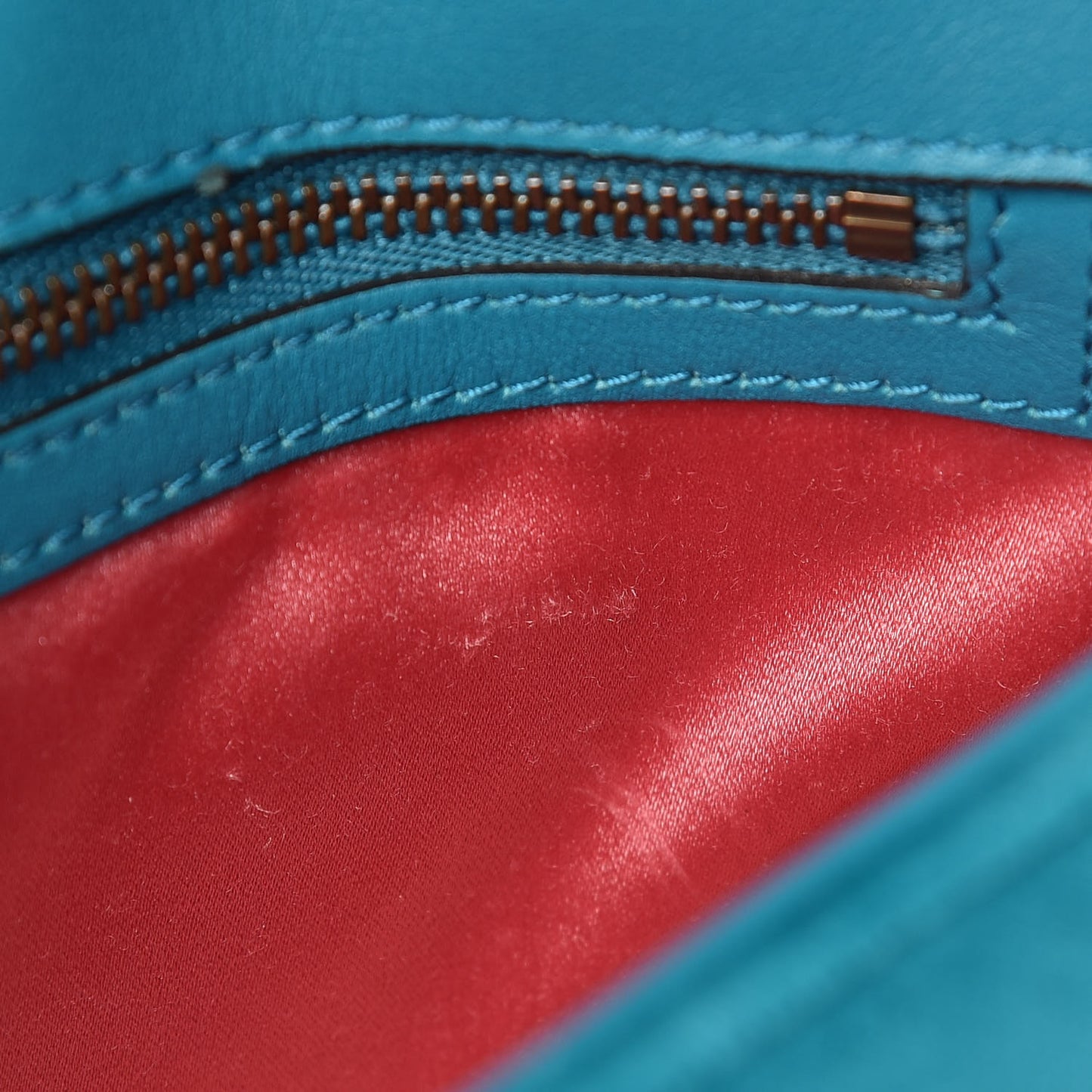 Velvet Matelasse Small GG Marmont Shoulder Bag Pavone Cyan