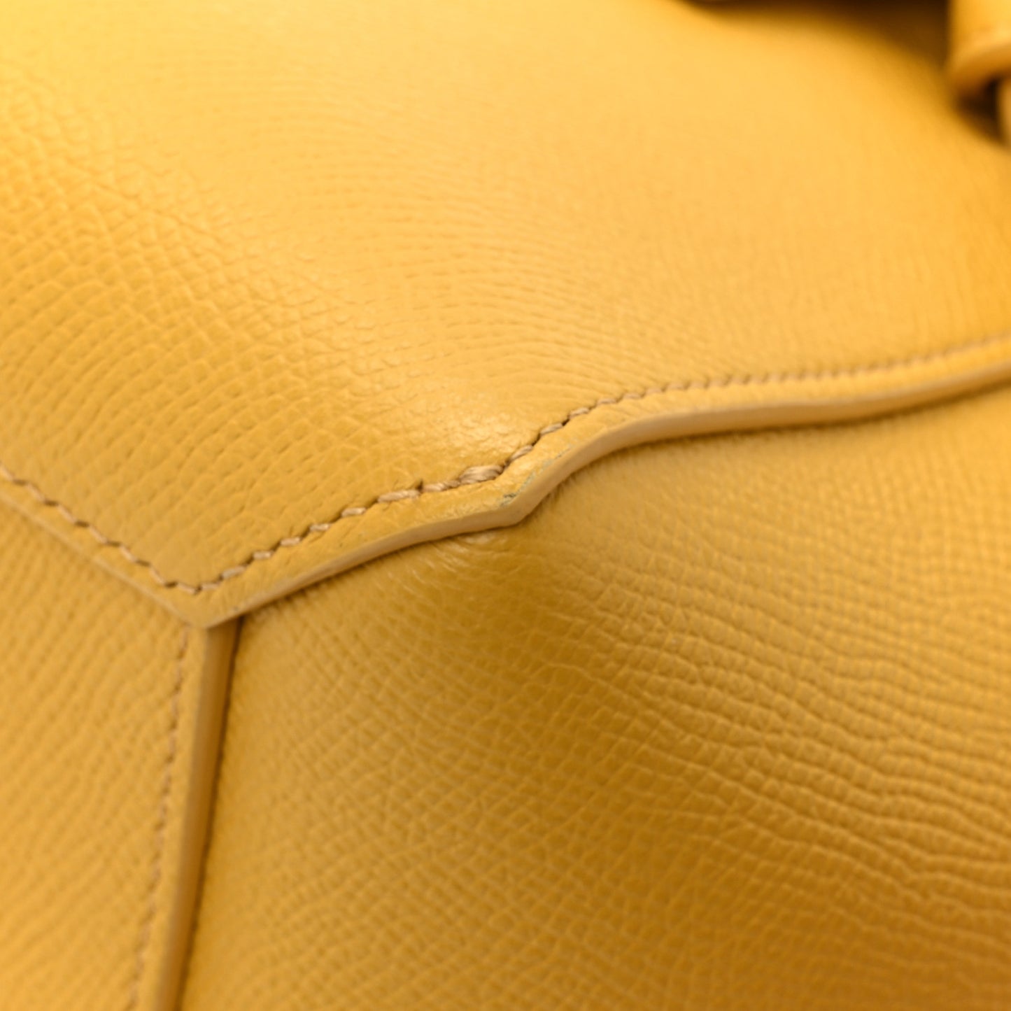 Grained Calfskin Nano Belt Bag Sunflower
