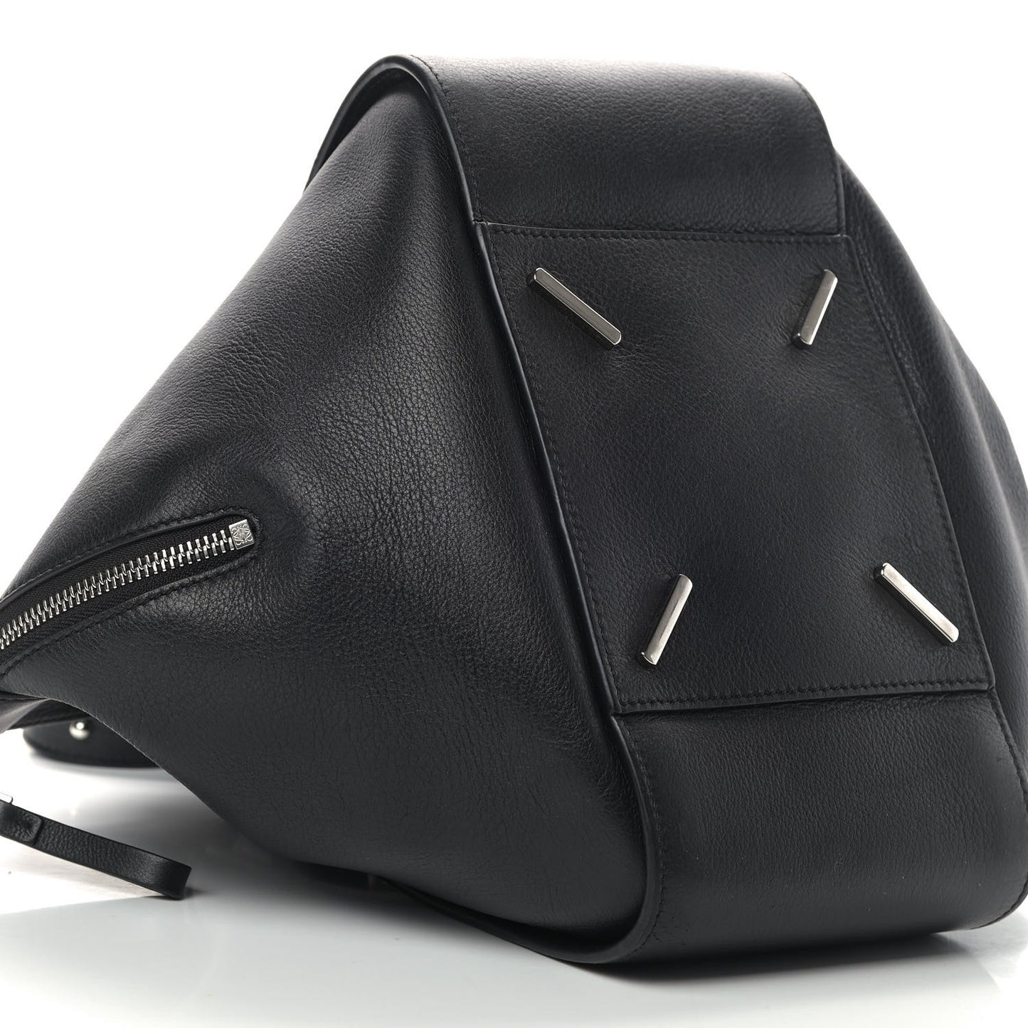 Calfskin Small Hammock Shoulder Bag Black