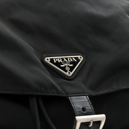 Prada Tessuto Nylon Vela Small Backpack Black 6 of 12