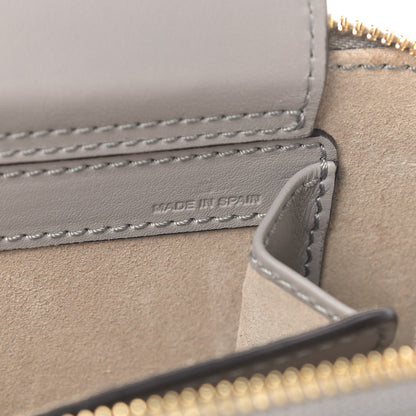 Chloe Calfskin Crocodile Embossed Mini C Vanity Bag Stormy Grey 10 of 11