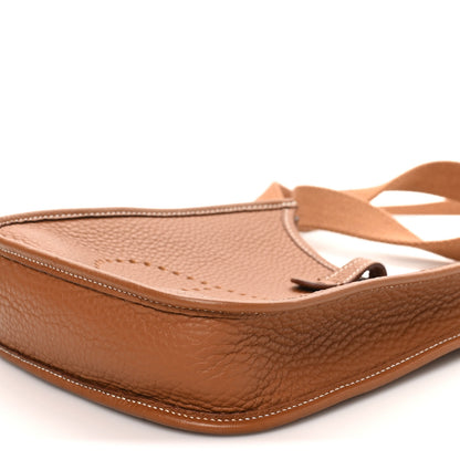 Hermes Taurillon Clemence Evelyne TPM Gold 10 of 10