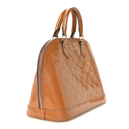 Louis Vuitton Vernis Alma PM Rose Velours 3 of 11