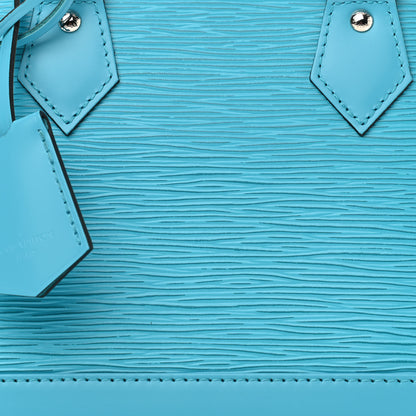 Louis Vuitton Epi Jacquard Alma BB Turquoise 6 of 8