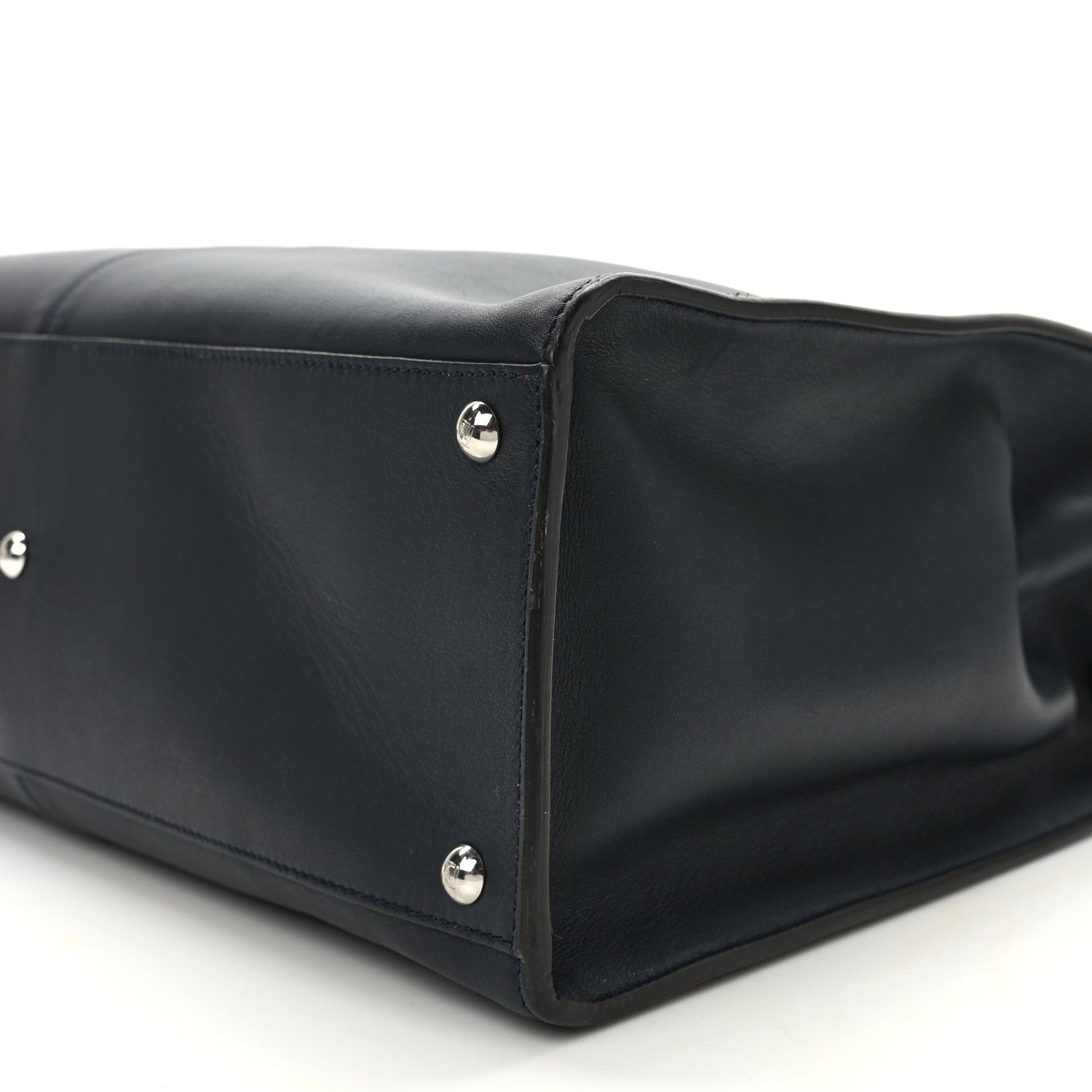 Fendi Vitello Seta Century Large Peekaboo X-Lite Black Notte Flamingo 9 of 16