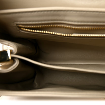 Salvatore Ferragamo Calfskin XS Front Flap Crossbody Bag Stone 5 of 9