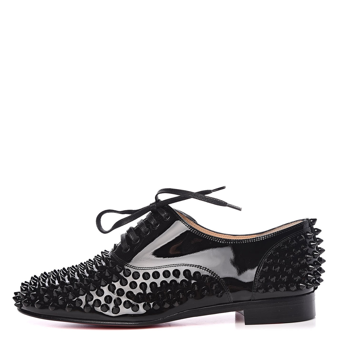 Patent Spike Freddy Flats 37.5 Black