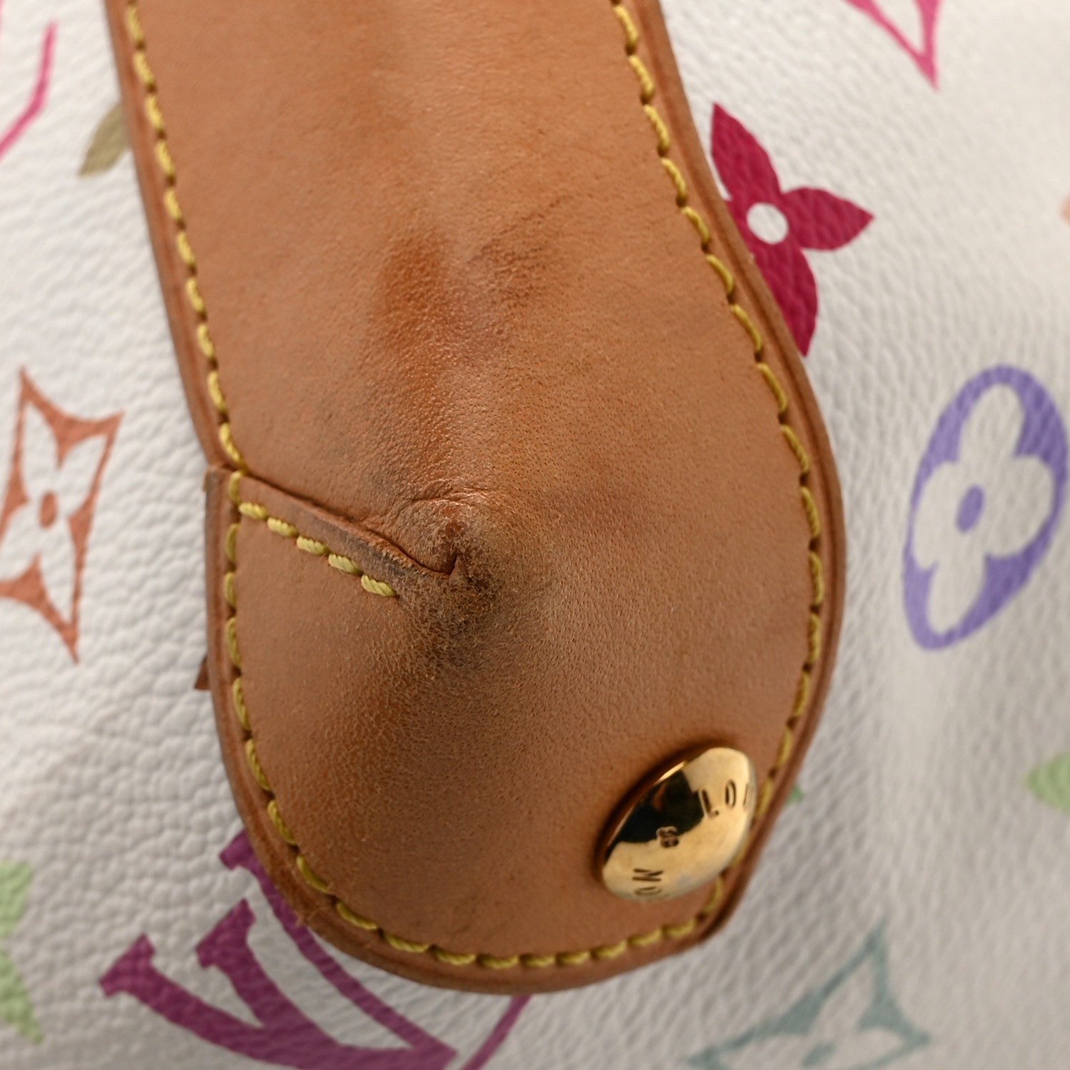 Louis Vuitton Monogram Multicolor Audra White 13 of 14