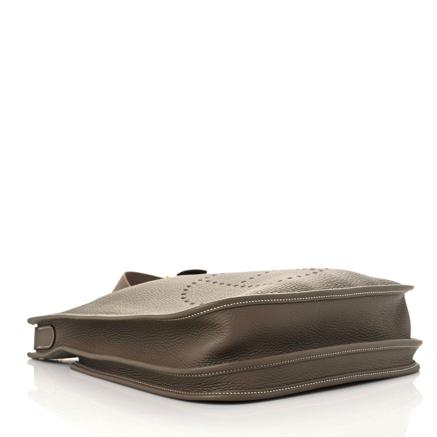 Hermes Taurillon Clemence Evelyne III PM Etoupe 6 of 11