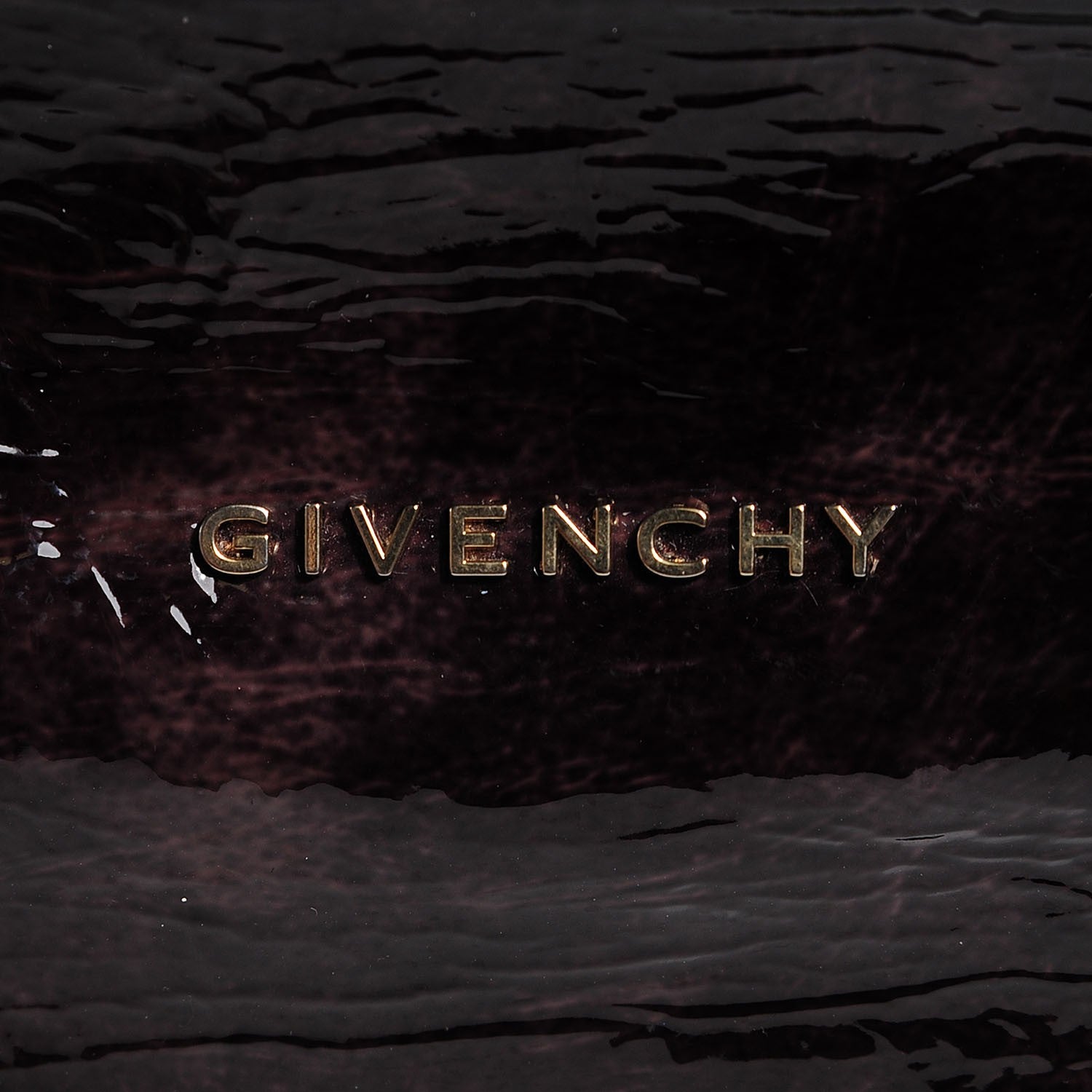 Givenchy Crinkled Patent Calfskin Mini Pandora Black 6 of 7
