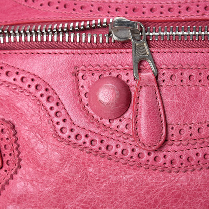 Balenciaga Agneau Giant Brogues Hardware City Sorbet 18 of 21