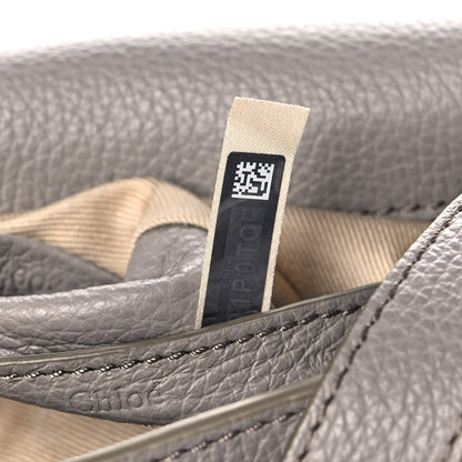 Chloe Calfskin Mini Marcie Round Crossbody Bag Cashmere Grey 7 of 11