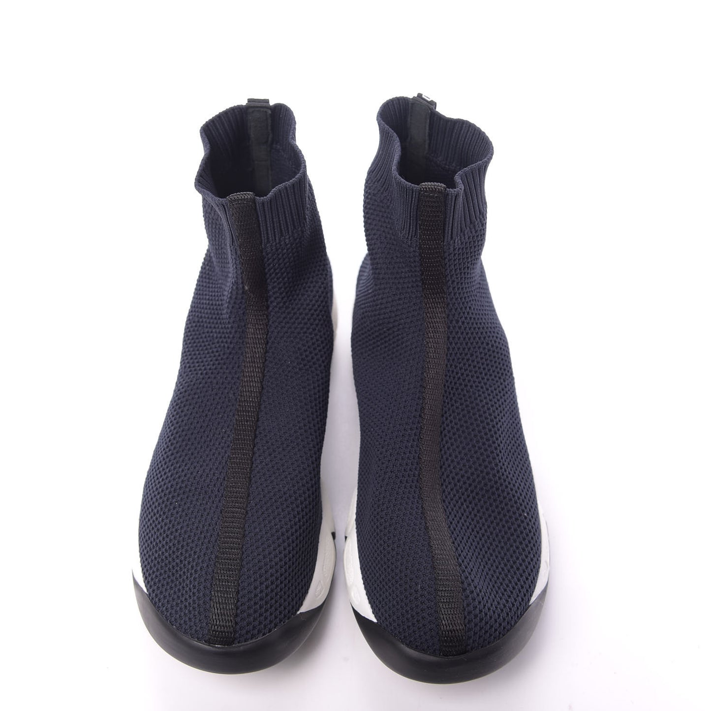 Technical Canvas Fusion High Top Sneakers 36 Black