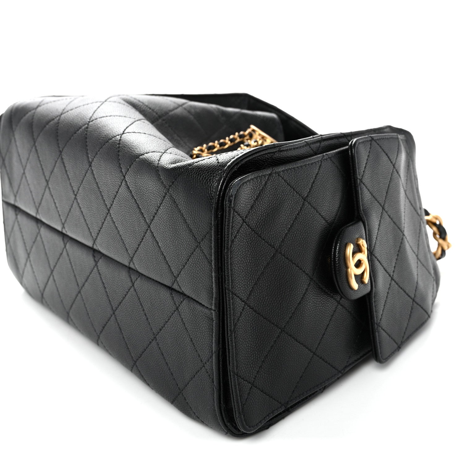 Chanel Caviar Quilted Small Chanel 25 Handbag Black 10 of 10