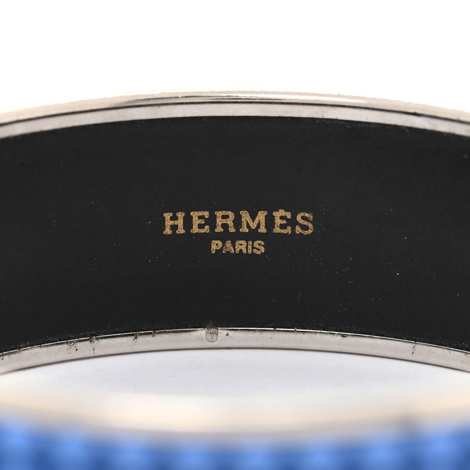 Hermes Enamel Printed Wide Bracelet 70 4 of 7