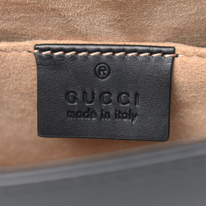 Gucci Calfskin Mini Sylvie Top Handle Bag Black 6 of 9