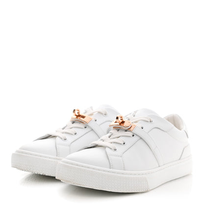 Hermes Calfskin Day Sneakers 37 White 3 of 12