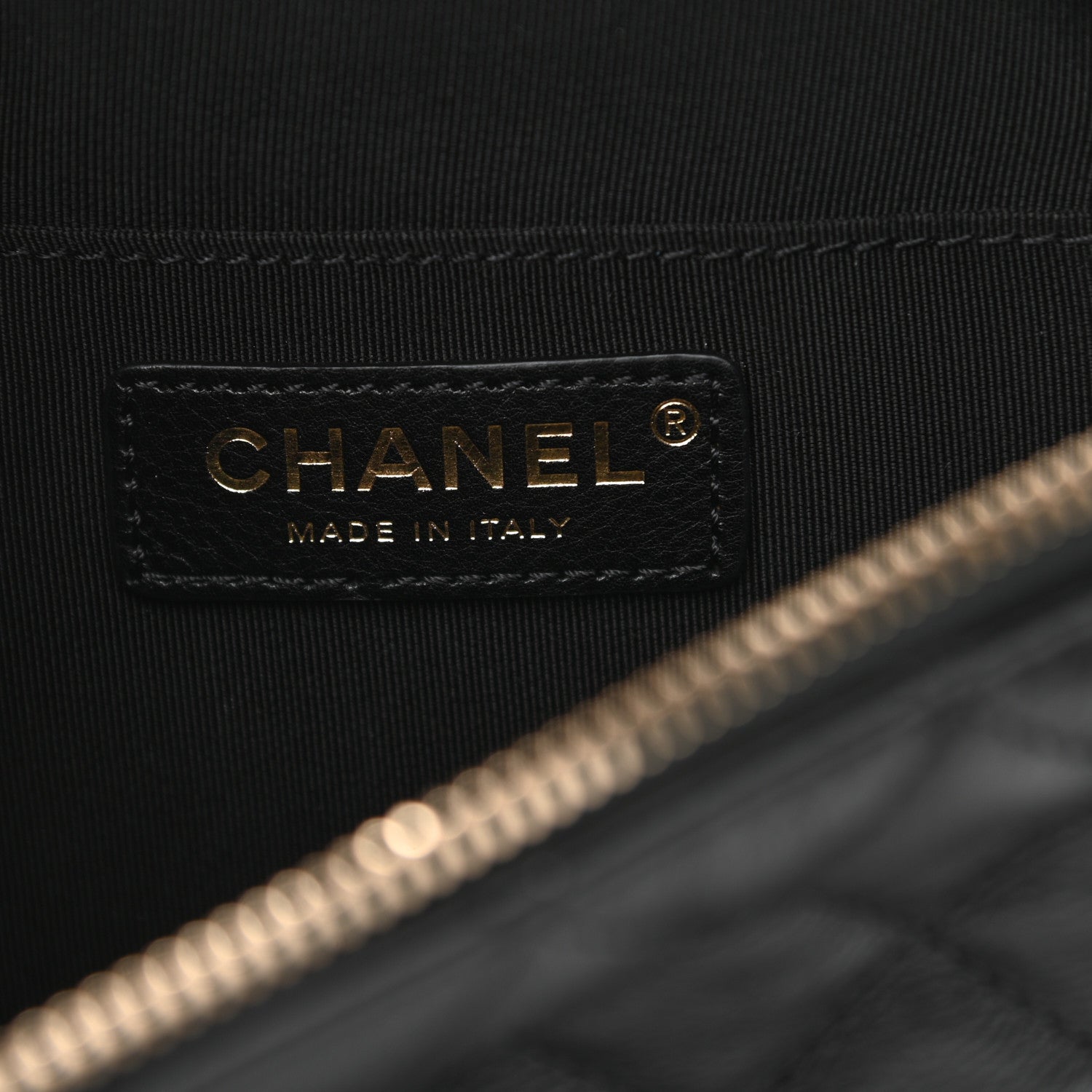 Chanel Calfskin Quilted Banane Waist Bag Fanny Pack Black 6 of 11