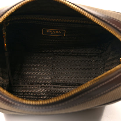Prada Jacquard Logo Camera Bag Corda Bruciato 5 of 9