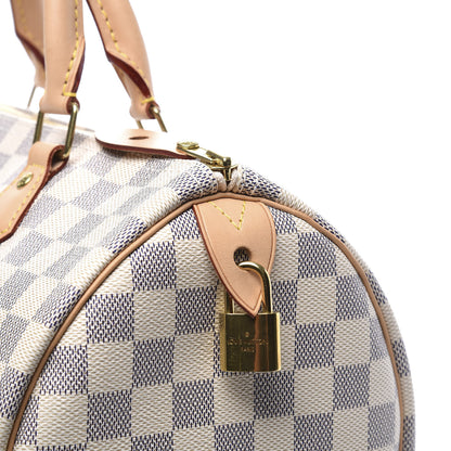Louis Vuitton Damier Azur Speedy 30 9 of 10