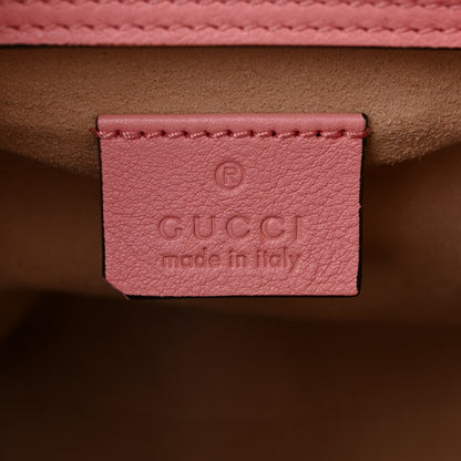 Gucci Wonka Grain Calfskin Mini Diana Tote Bag Wild Rose Fuxia Fluo 6 of 10