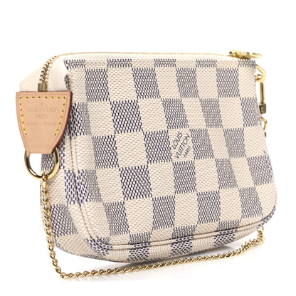 Louis Vuitton Damier Azur Mini Pochette Accessories 3 of 7