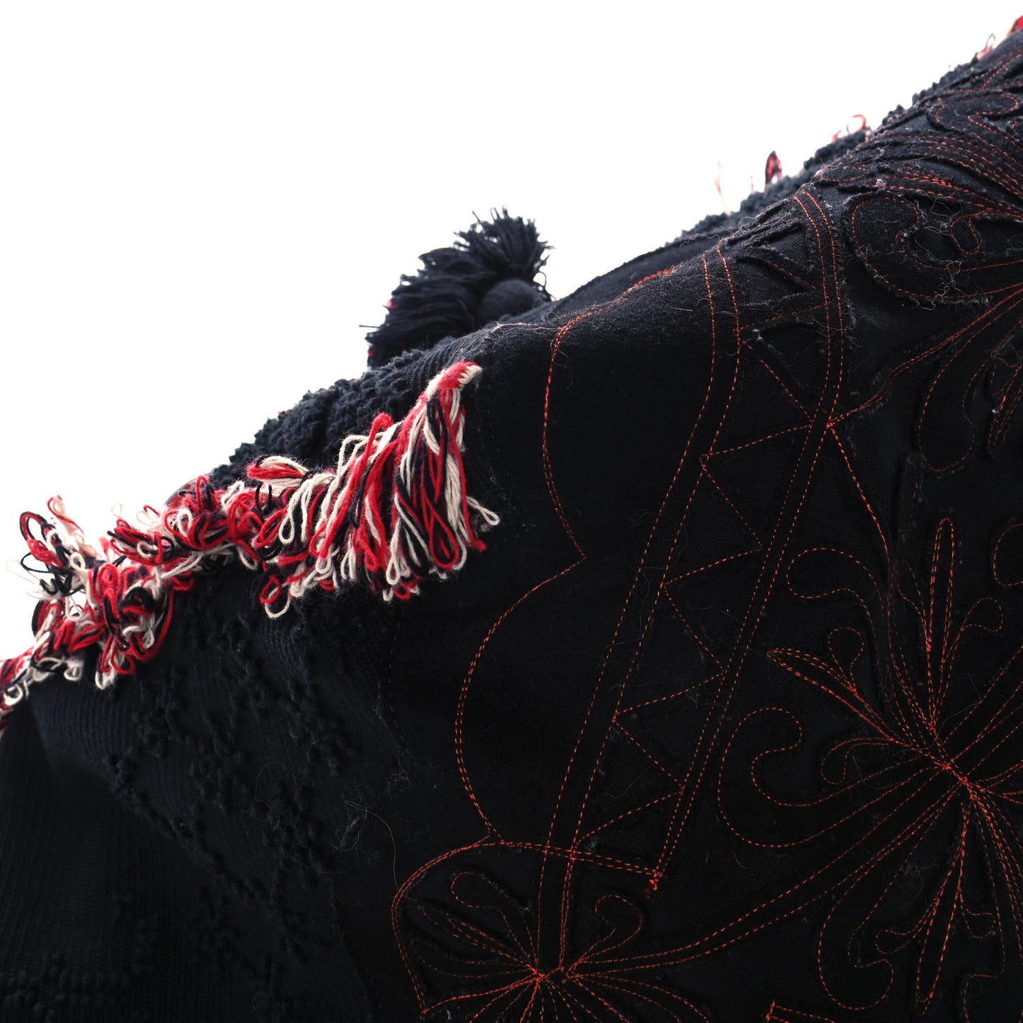 Cotton Embroidered Portugaba Black