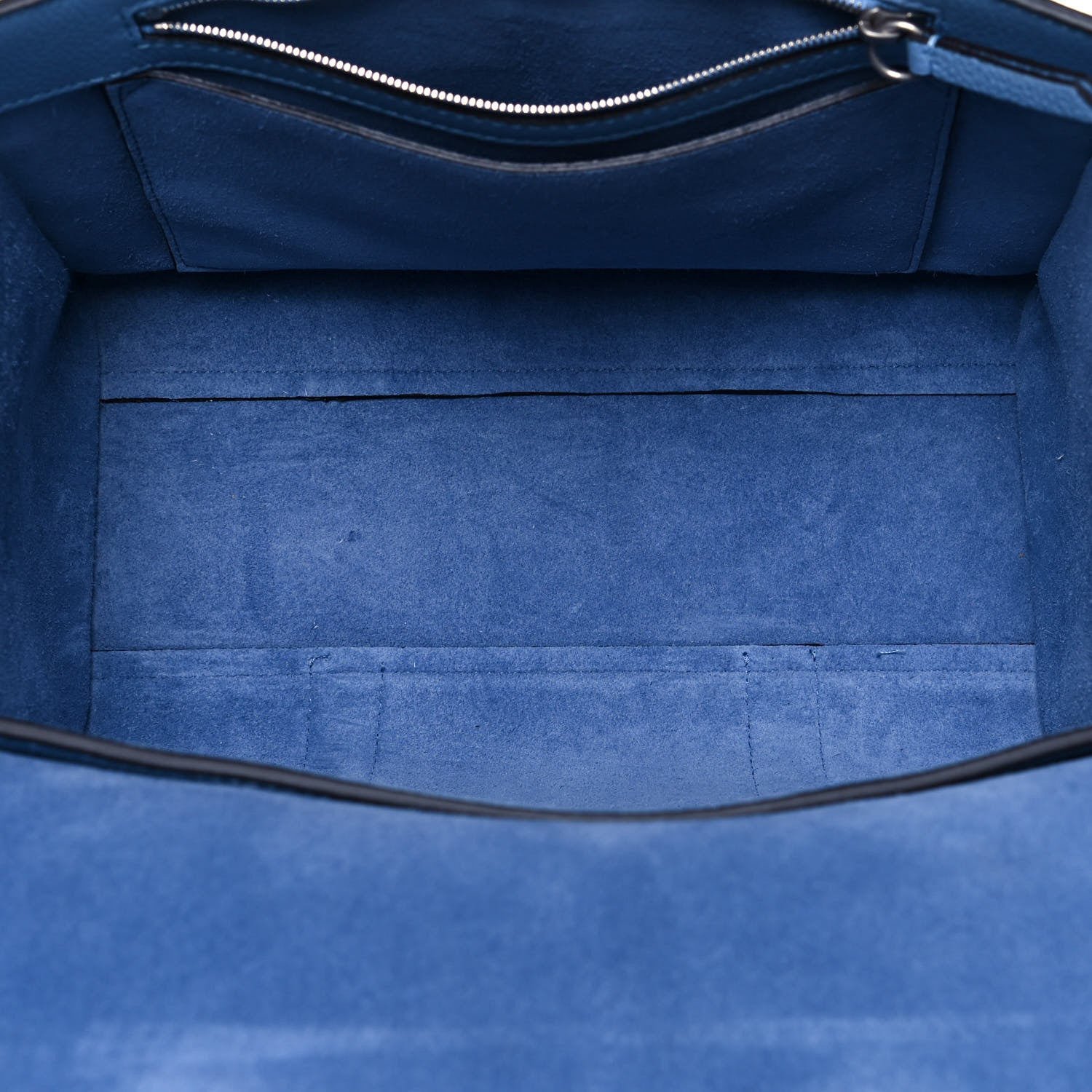 Mulberry Classic Grain Calfskin Small Bayswater Porcelain Blue 5 of 9